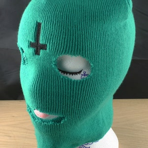 Ofwgkta Odd Future Tyler The Creator Ski Mask Balaclava With Professionally Embroidered Cross image 1