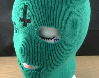 Ofwgkta Odd Future Tyler The Creator - Ski Mask - Balaclava With Professionally Embroidered Cross