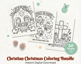 Krippe Malseiten, christliche Weihnachtsaktivität (druckbare PDF)