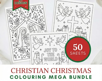 50 Krippen Malseiten Ausmalbilder zum Ausdrucken