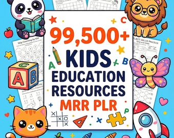 Homeschooler Curriculum Printable Bundle, Preschool Homeschooling Worksheet, Toddler Busy Books Printable, Educator Bundle, Winter Coloring