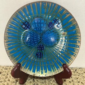 Annemarie Davidson Enamel Plate - Etsy