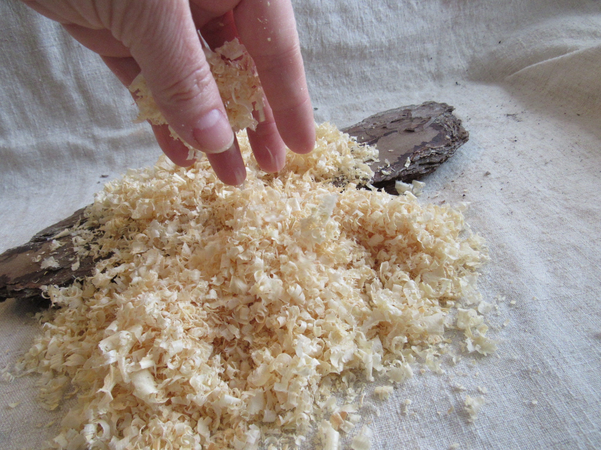 Wood shavings pine tree shavings natural sawdust for DIY Etsy