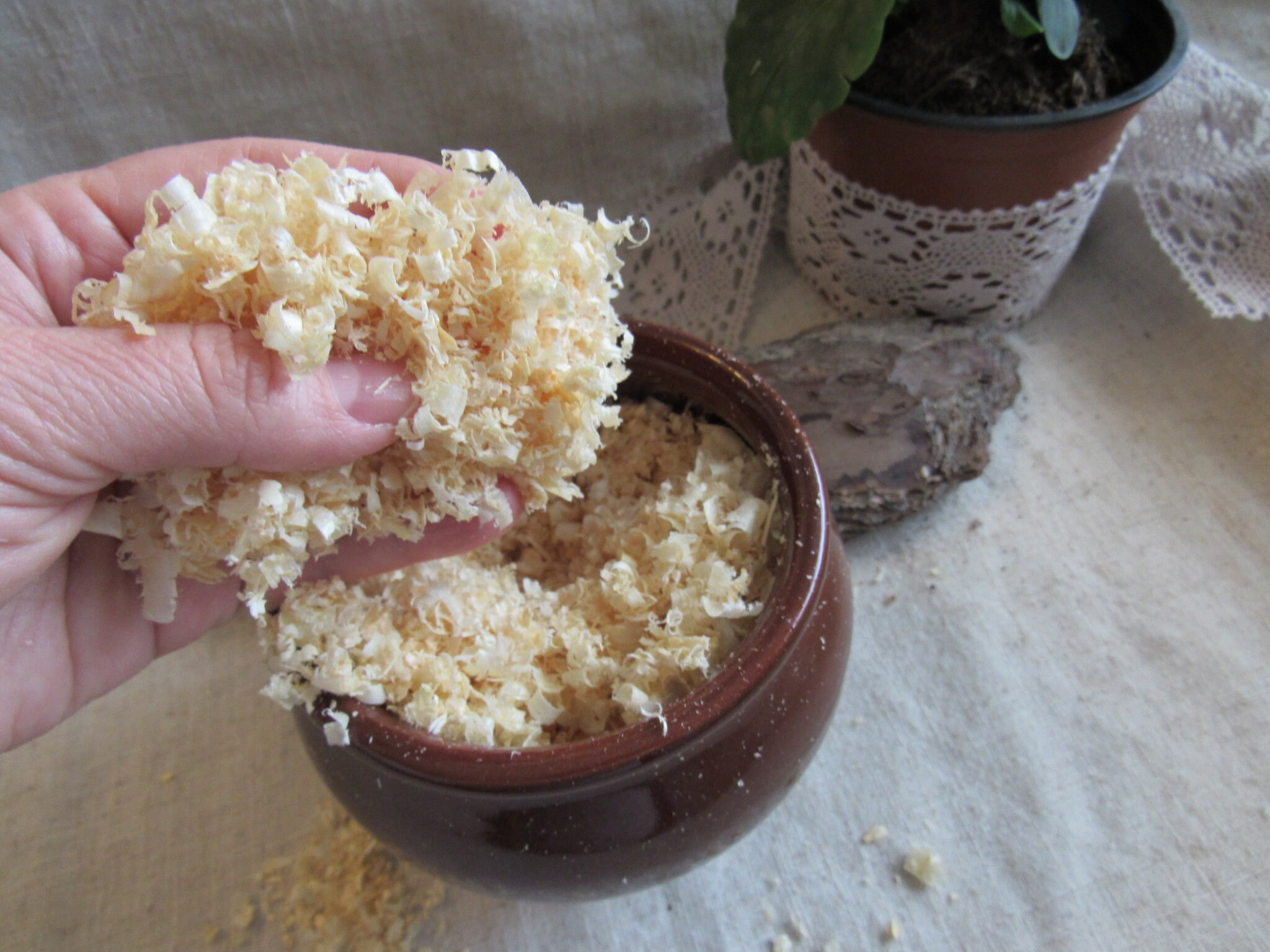 Wood shavings pine tree shavings natural sawdust for DIY Etsy