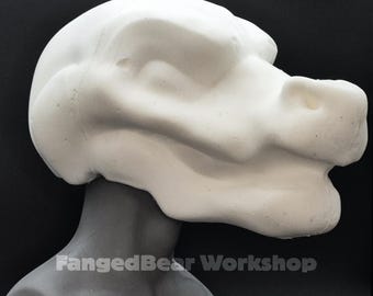 Dragon / Crocodile - Fursuit Head Foam Base
