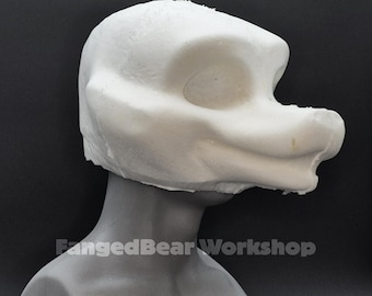 Arctic Fox - Fursuit Head Foam Base