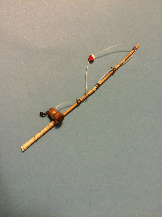 Miniature Fishing Pole 3 to 5 1:24 Scale Fishing Rod Dollhouse