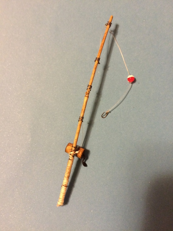 Miniature Fishing Pole 3 to 5 1:24 Scale Fishing Rod Dollhouse Nautical  Diorama Bamboo Pole Decorative Fishing Rod Train 