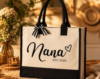Custom Personalized Canvas Tote Bag - Stylish Gift for Corporate Events & Promotions, Ideal for Boutique Packaging