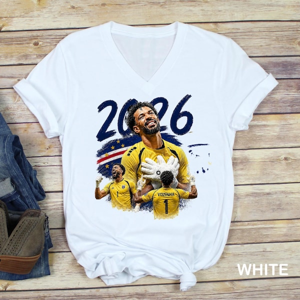 Cape Verde Goalkeeper 2026 Shirt, Vozinha Football Fan Tee, National Team Supporter Shirt, Soccer Lover Gift, Island Pride Football