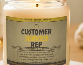 Velas divertidas para agradecer a un compañero de trabajo, profesión, amistad, mejor amigo, jefe, cumpleaños, vela de soja perfumada personalizada