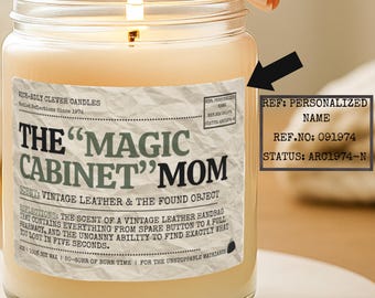 Vela divertida personalizada para el Día de la Madre, regalo para la mejor amiga, decoración para el hogar, escritorio u oficina, de soja perfumada.