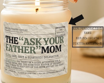 Vela personalizada de amistad, regalo divertido para el Día de la Madre, decoración para la oficina, el hogar, de soja perfumada, regalos de cumpleaños