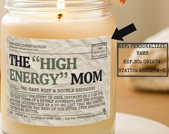 Regalo personalizado de amistad para el Día de la Madre, velas decorativas para el hogar y el escritorio, velas de soja aromáticas, regalos de cumpleaños