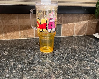 30oz Tumbler with Handle with Straw