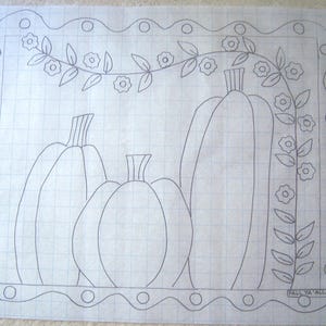 Harvest Time-Rug Hooking Pattern