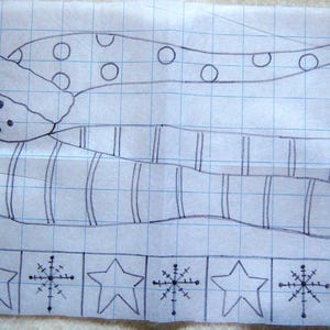 Primitive Rug Hooking Pattern-Fly