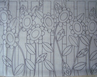 Prim Posies Primitive Rug Hooking Pattern