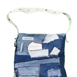 Sac Pobbie : Sac à main patchwork en jean