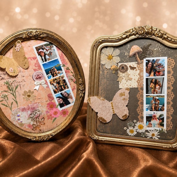 Custom Memory Frame | Photo Strip, Polaroid Collage Decor