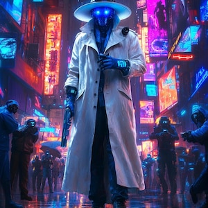 Valorant Cypher Neon Phone 5-Pack | 4K Vertical Wallpapers | Cyberpunk Hacker Digital Download