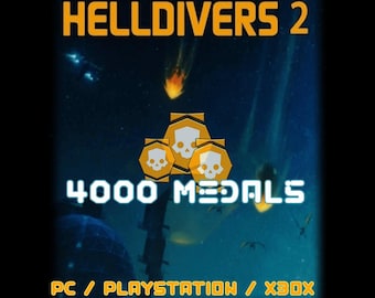 HELLDIVERS 2 | 4000 medailles + 4800 monsters + | 100% veilig