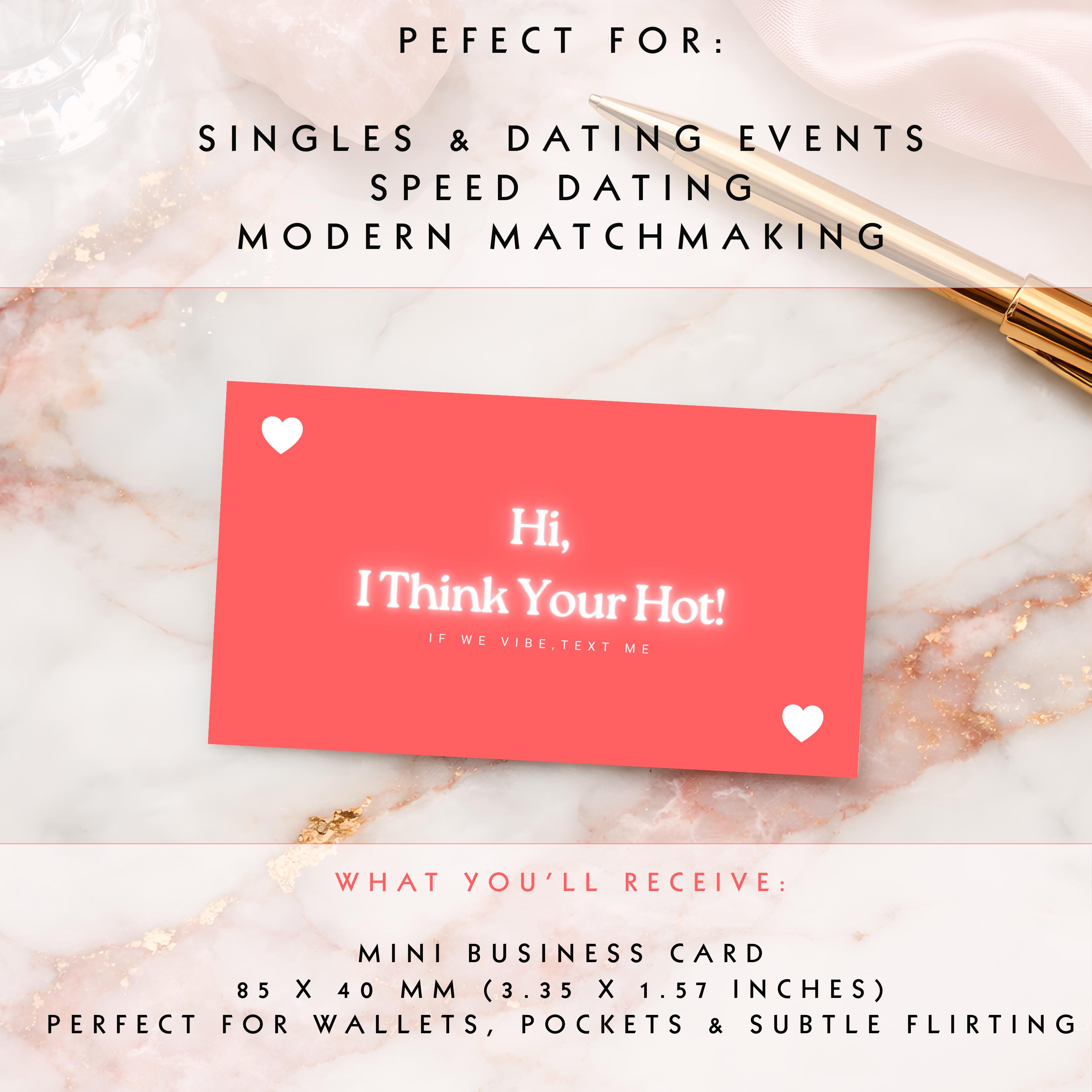 Funny Dating Business Card,flirty Mini Love Invite,editable Template ...