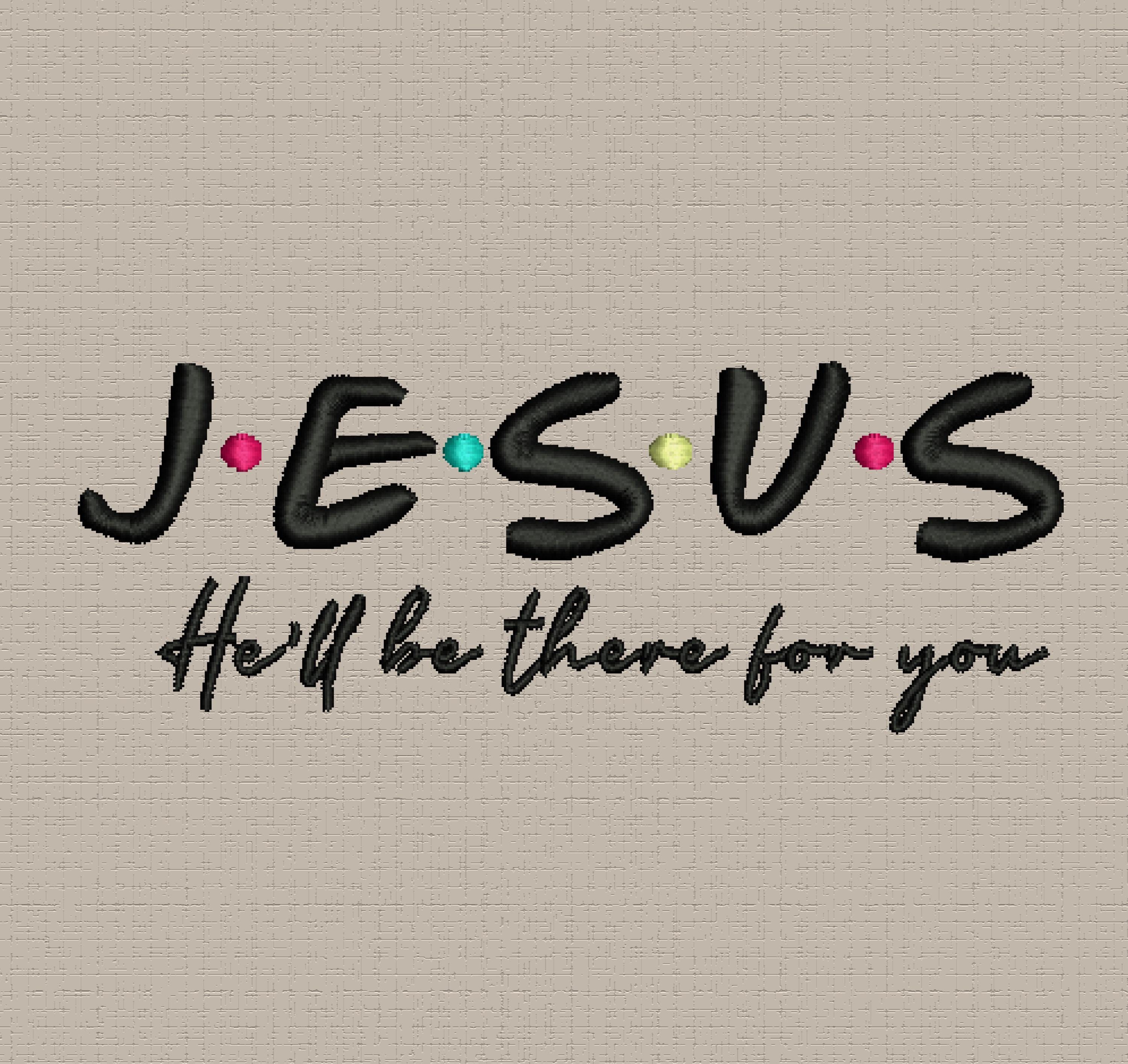 Jesus Embroidery Design • Christian Faith Pattern (3 Sizes) (instant ...