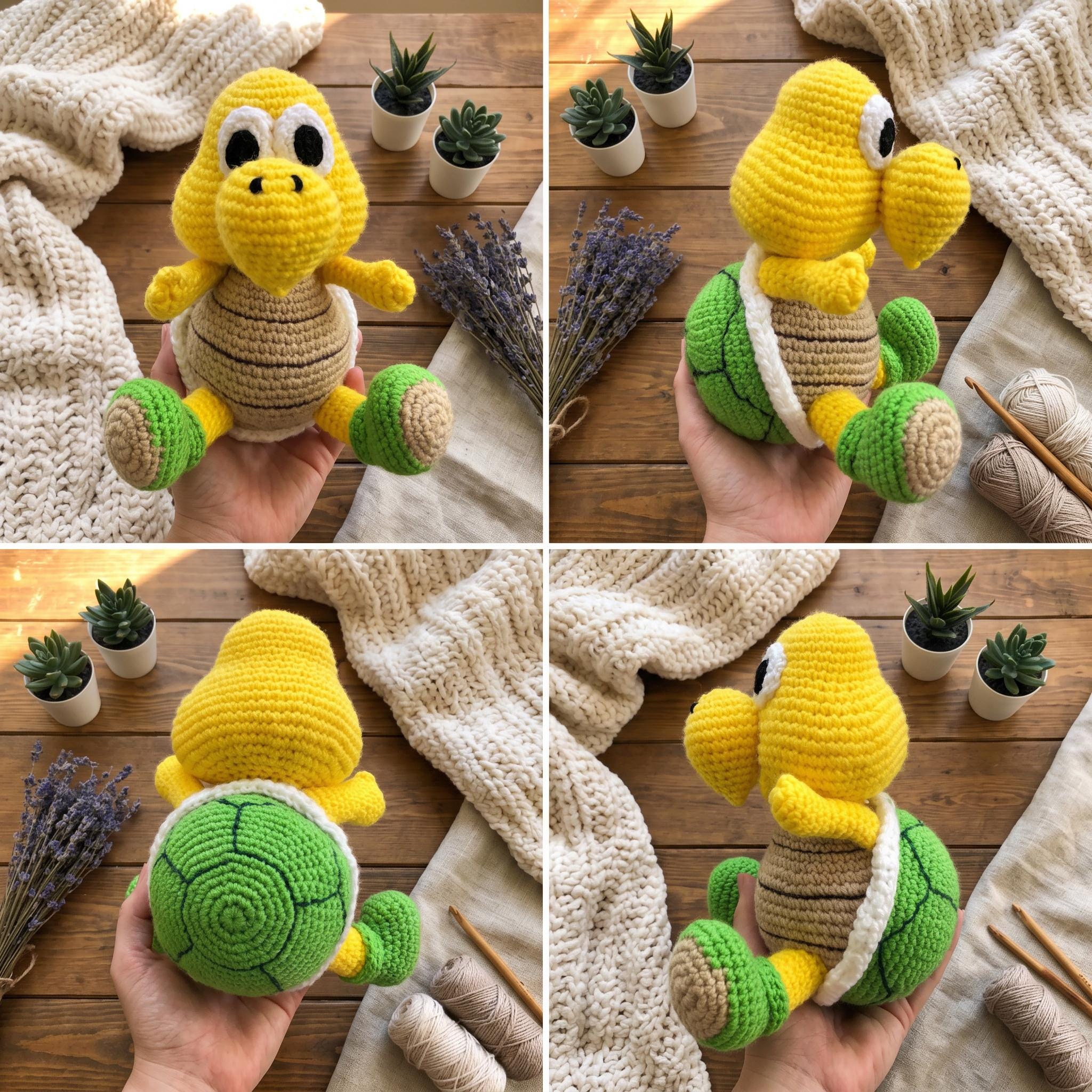 Koopa Shell Pattern Koopa Troopa Crochet Pattern PDF | Mario Crochet Gaming Turtle ...