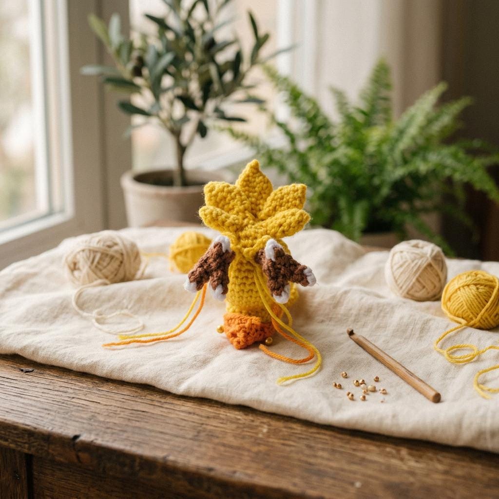 Chocobo Crochet Pattern PDF | Yellow Bird Amigurumi | Fan-inspired ...