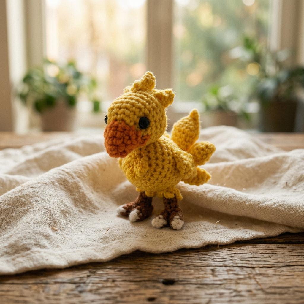 Chocobo Crochet Pattern PDF | Yellow Bird Amigurumi | Fan-inspired ...