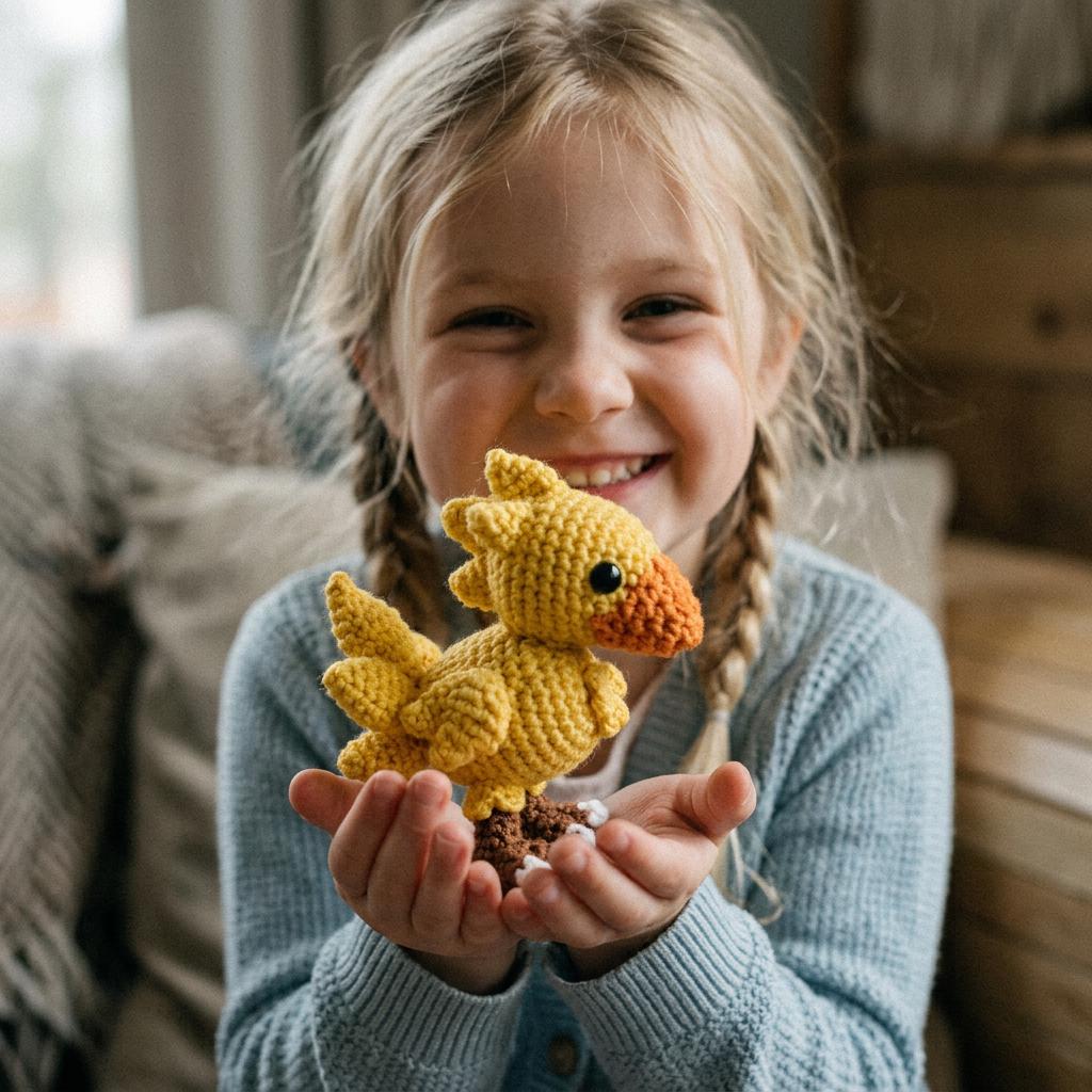 Chocobo Crochet Pattern PDF | Yellow Bird Amigurumi | Fan-inspired ...