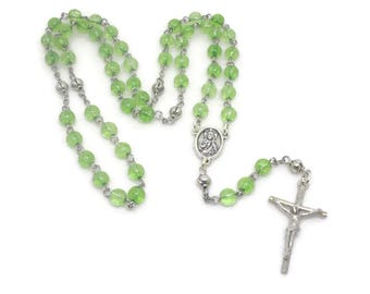 Green Quartz Rosary