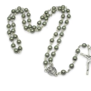 Glass Pearl Rosary