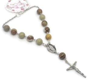 Large Jade Car Rosary
