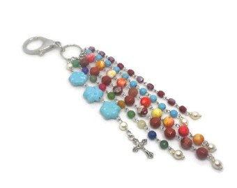 Southwest Purse Charm Rosary