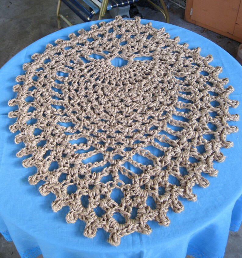 Pineapple Jute Rug Porch Rug Crochet Jute Rug Etsy