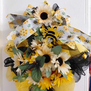 Gnome bee wreath