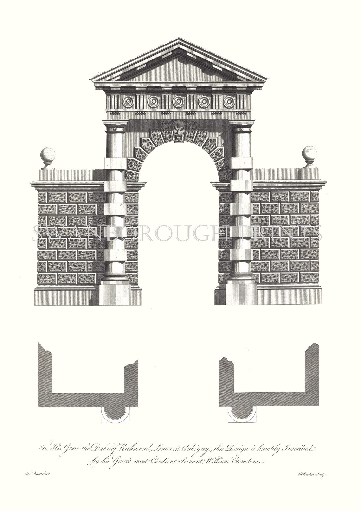 Architectural Drawings. Wall Art Print. Classic Wall Art. Etsy UK