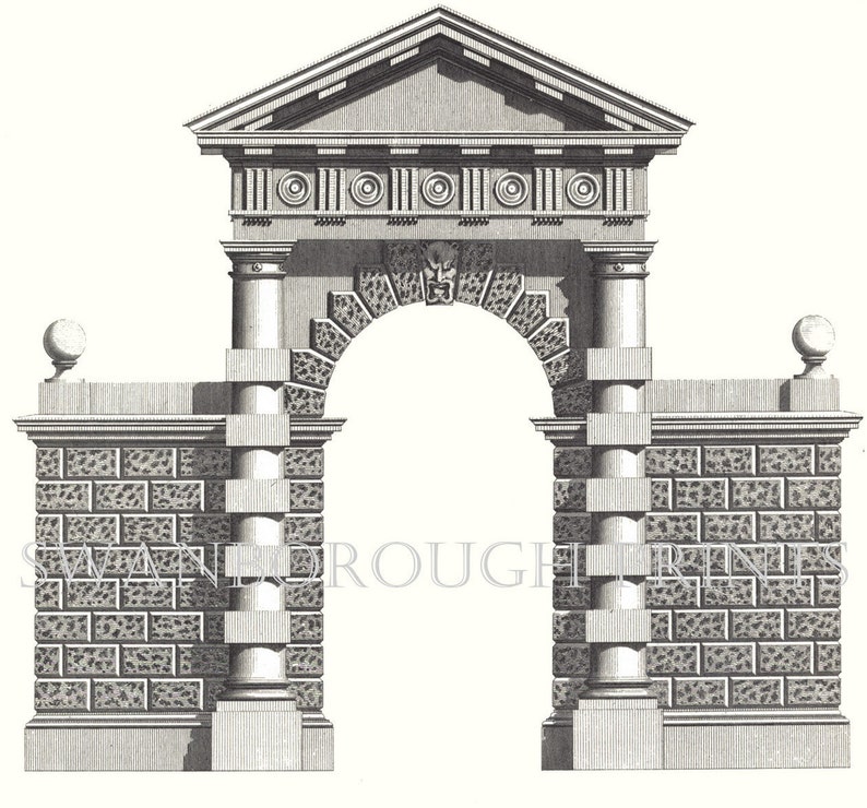 Architectural Drawings. Wall Art Print. Classic Wall Art. Etsy UK