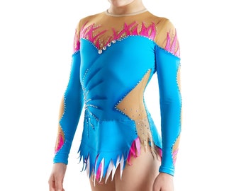 Order tailor-made sewing of Rhythmic Gymnastics Leotard 180 • Well for Ice Figure Skating, Acrobatic Gymnastics, Baton Twirling, Dance