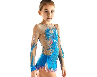 Acrobatic Gymnastics Costume or Baton Twirling Leotard Order as Ice Figure Skating Dress Rhythmic Gymnastics Leotard #201 for Competition
