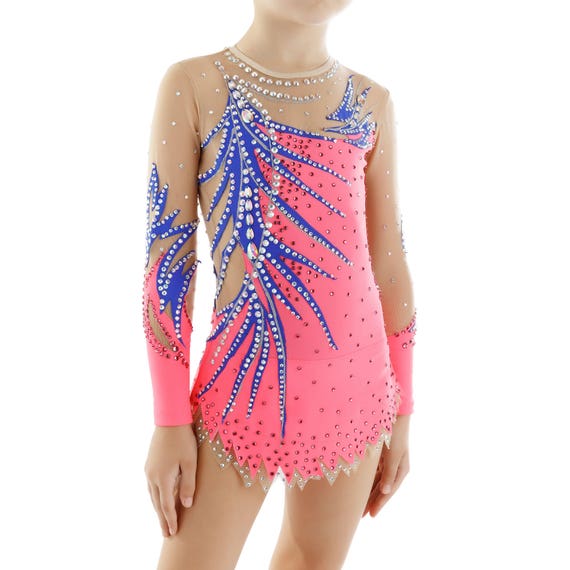 Acrobatic Gymnastics Costume or Baton Twirling Leotard Order as Ice Figure Skating Dress Rhythmic Gymnastics Leotard #201 for Competition