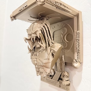Alien vs Predator Like 5 x 5 étagère murale flottante finition métallique à collectionner