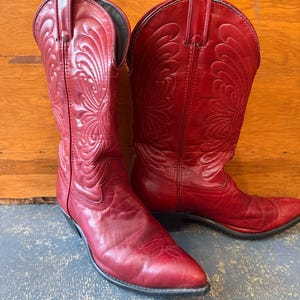 Laredo rode cowboylaarzen, maat dames 8,5