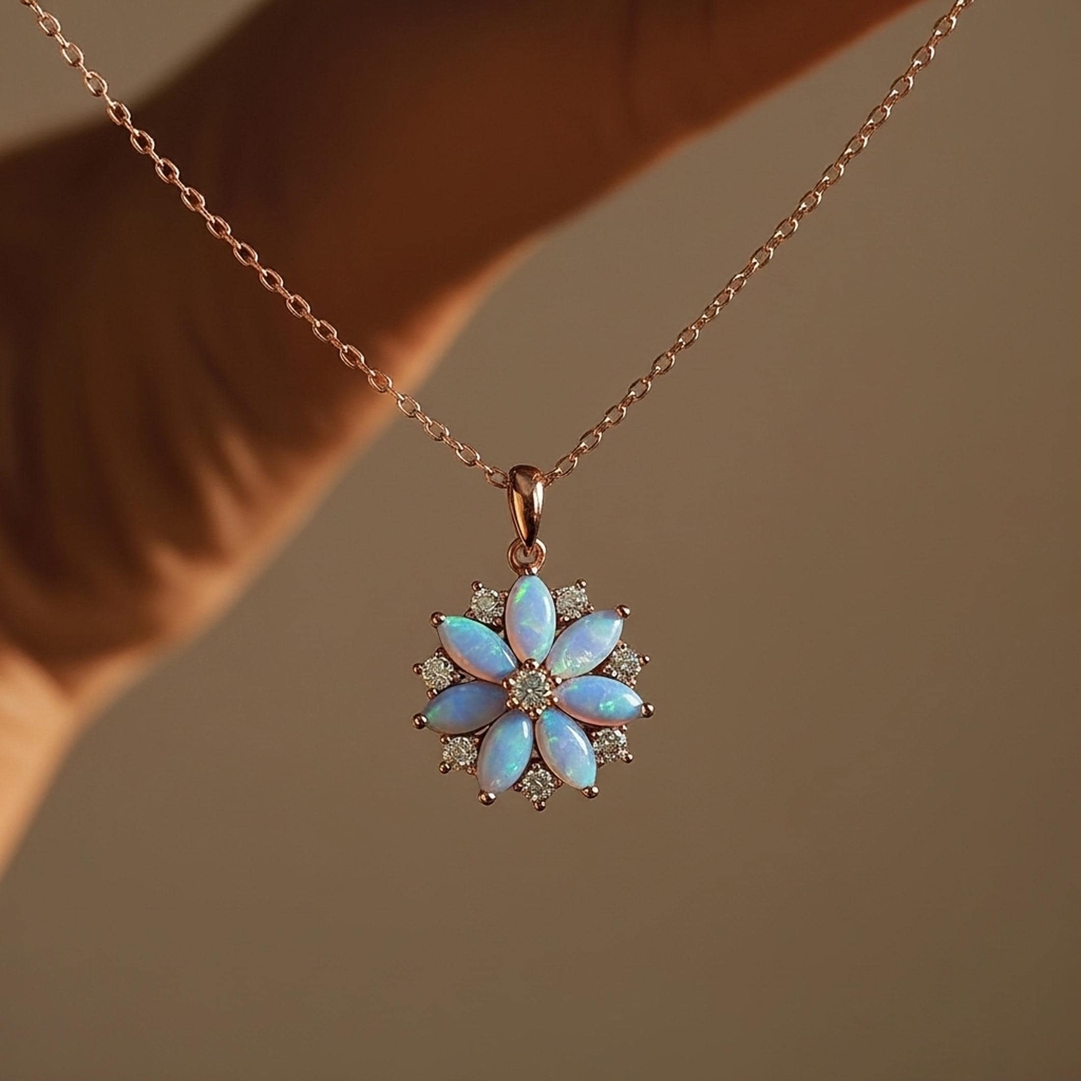 Blue stone necklace - Etsy 日本