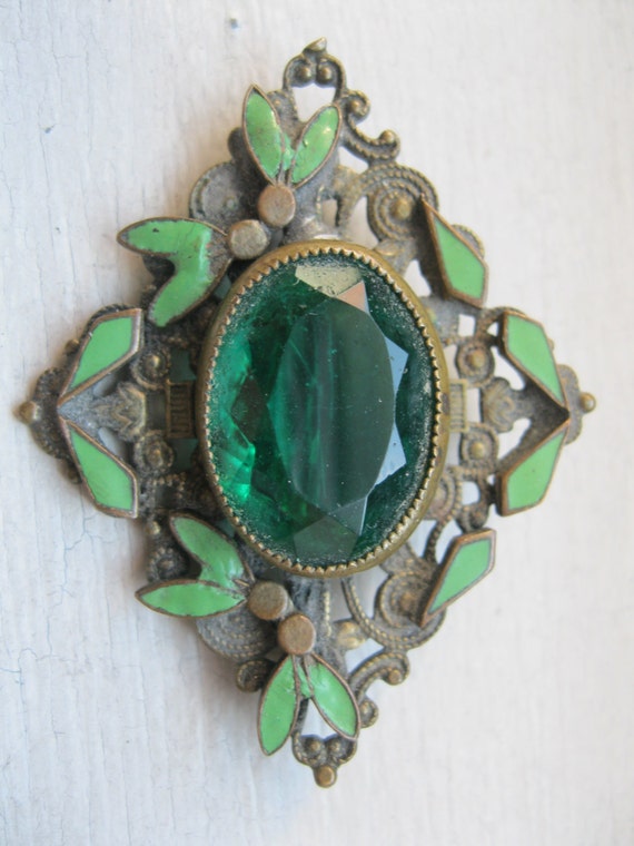 Items similar to SALE/ Victorian costume brooch on Etsy