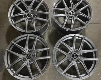 Set of New Light Gunmetal Grey 18 Inch Rims Wheels 18x8 +45 (5x114.3) Squared Set CB: 60.1 Fits Lexus