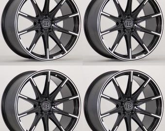 Jeu de nouvelles jantes 20 pouces 20 x 8,5 + 38 20 x 9,5 + 42 (5 x 112) CB : jeu décalé de 66,6