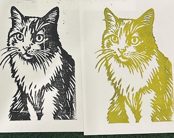 Encomenda de impressão em bloco personalizada e carimbo reutilizável.